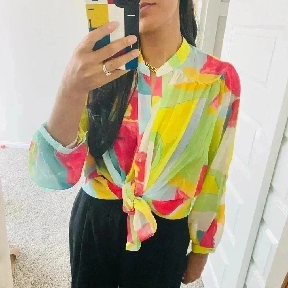 𝅺chiffon Blouse
